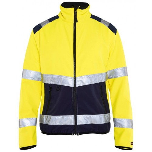 Highvis softshelltakki