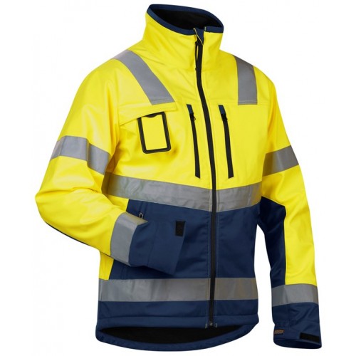 Highvis softshelltakki