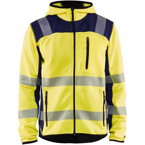 Highvis takki neulottu