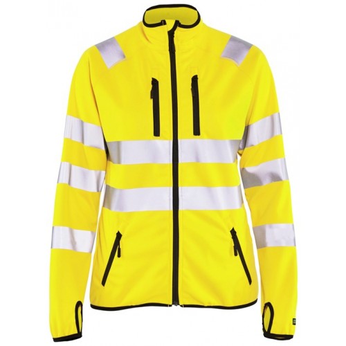 Naisten highvis softshelltakki