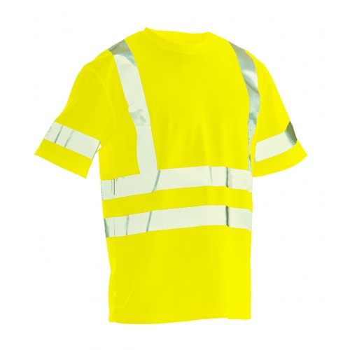 5582 Kehruuvärjätty t-paita hi-vis