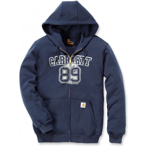 Graafinen karhartt 89 vetoketjullinen collegepaita